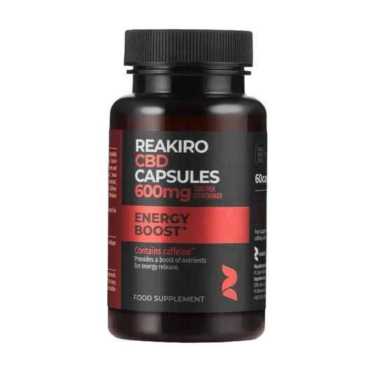 Energy Boost CBD Capsules 600mg UK / EU Shipping