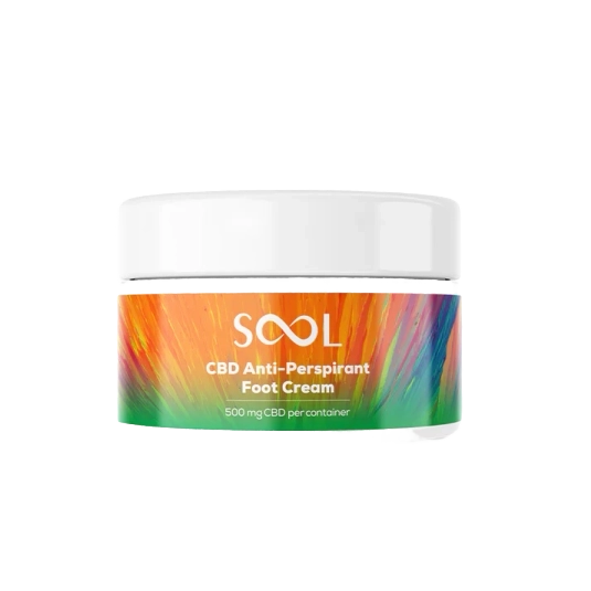 Crème pour les pieds anti-perspirante 500mg CBD