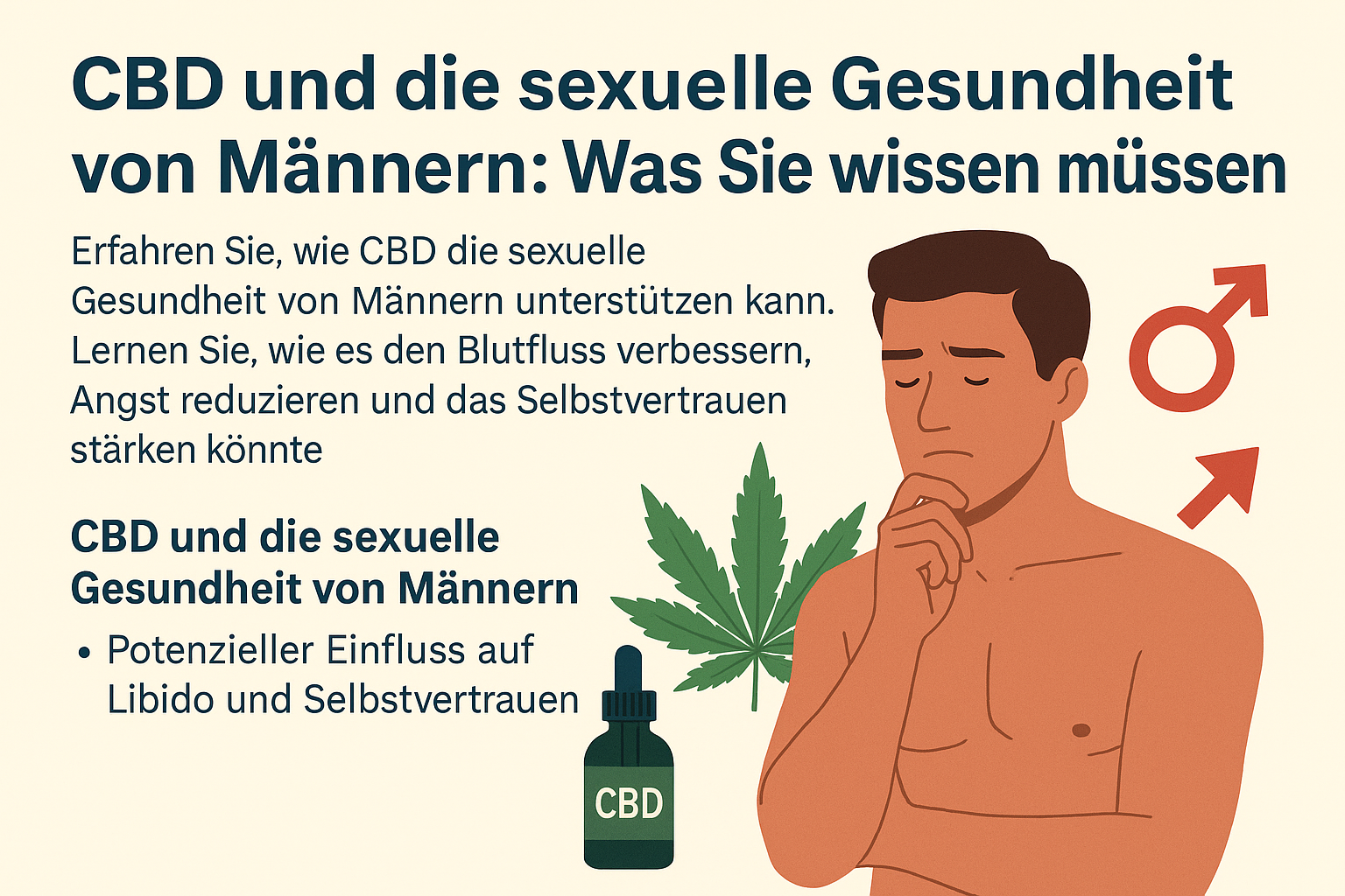 CBD und die sexuelle Gesundheit von Männern