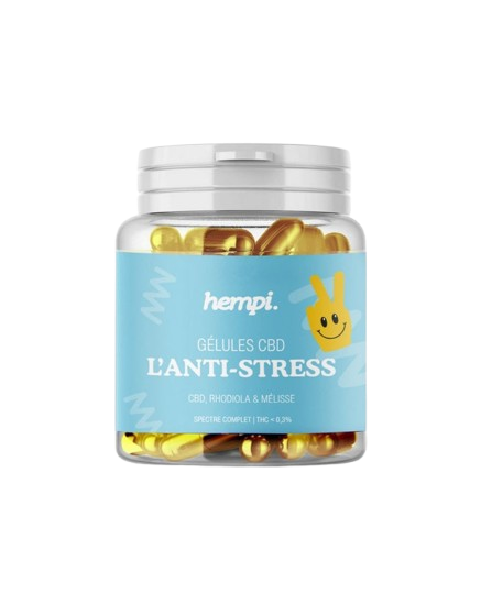 Gélules antistress au CBD - Calme et équilibre (50 mg de CBD)