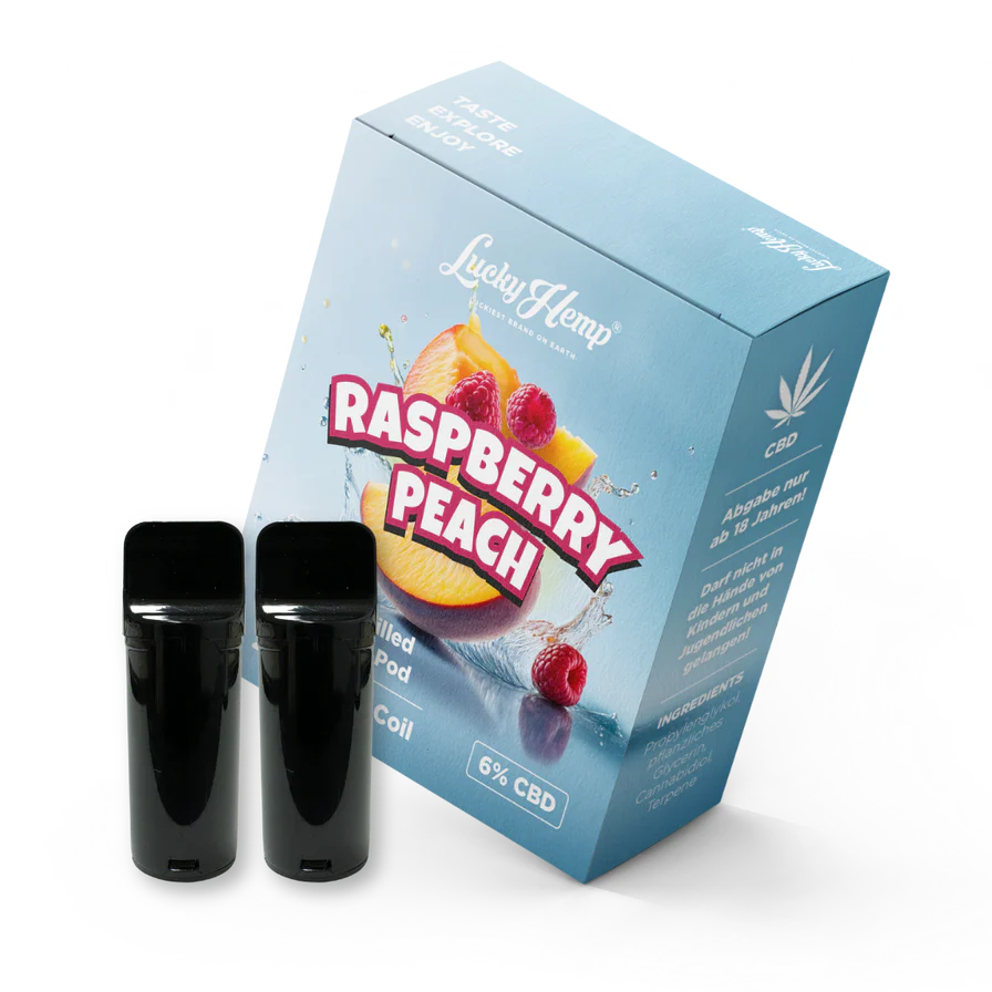 Raspberry Peach CBD Vape Pods